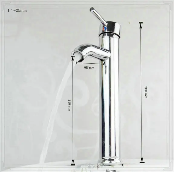 Deck Mounted Chrome Single Handle Bathroom Basin Sink Mixer Tap Vessel Faucet C8338 bronze waterfall faucet | Обустройство дома
