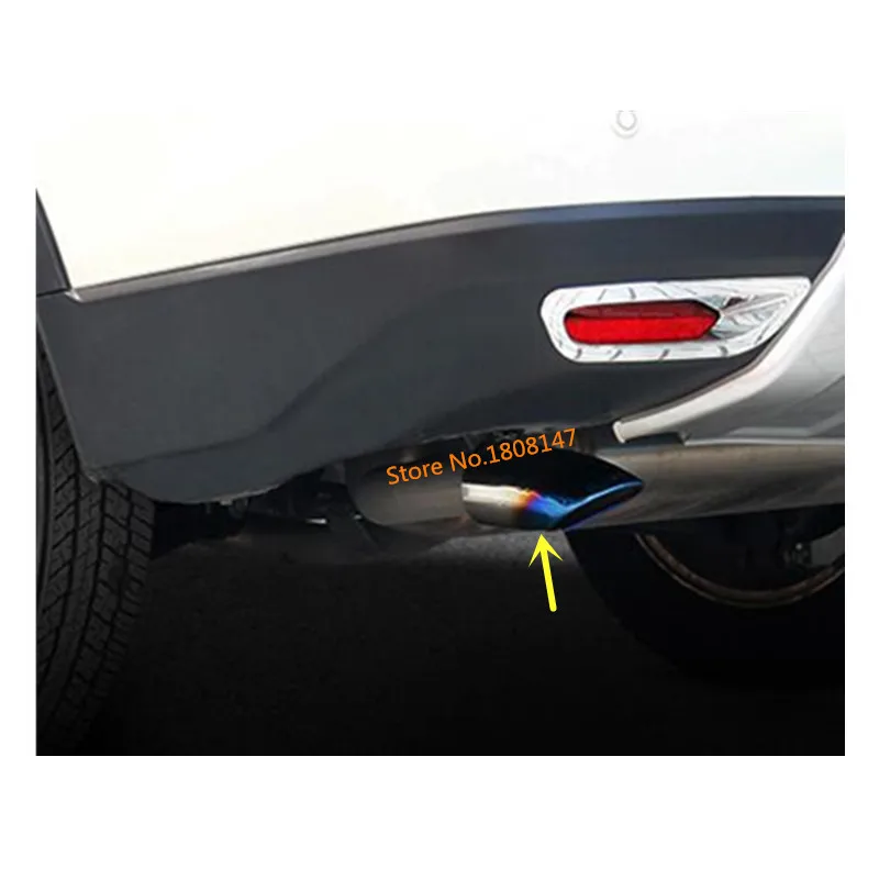Для Nissan X-trail xtrail T32/Rogue 2014 2015 2016 автомобильный глушитель Концевая выхлопная труба
