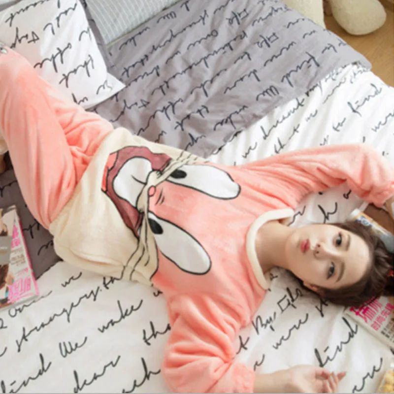 FL058C фланелевые пижамы с животными для женщин Pizama damска Pigiama Donna Kigurumi Pyjama Femme Hiver Pijamas