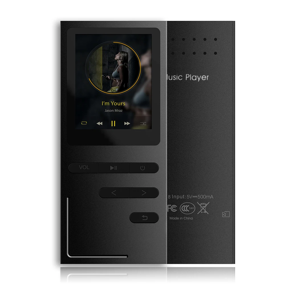 16 Гб MP3-плеер Mp3 музыкальный плеер, полностью металлический mp3-плеер с диктофоном Громкоговоритель Поддержка TF видео электронная книга фотографии