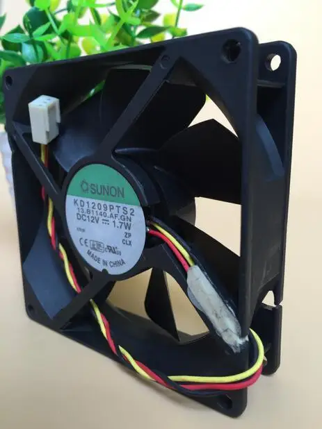 SUNON KD1209PTS2 9025 AC/DC 12V 1 7 W (9 см) 3 (проволока проходит по всей шасси вентилятор