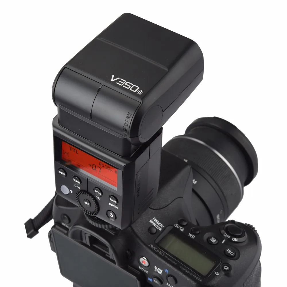 Godox V350S TTL 2 4G литий ионная камера Speedlite вспышка со встроенной перезаряжаемой
