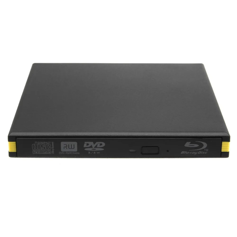 KuWFi USB 3 0 Blu-Ray привод горелки Внешний DVD рекордер писатель BD-RE +/-RW DVD-RAM 3D плеер для