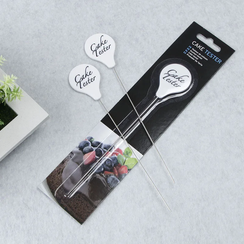 Нержавеющая сталь торт тестер с измерительным наконечником шампур Кекс Тесто