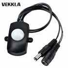 Мини Регулируемый Автоматический Инфракрасный датчик движения из детектора PIR переключатель 5,5 DC штекерUSB Светодиодная лента переключатель для светодиодной ленты