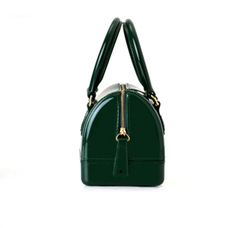 MS Хеди Новый Для женщин силиконовые сладкий Карамельный цвет Твердые Tote Сумки