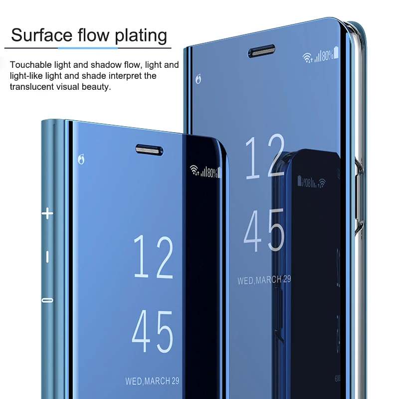 Умный зеркальный чехол OLAF для Samsung Galaxy S9 S8 S7 S6 Edge Plus For Note 9 8 5 J3 J5 J7 J6 A3 A5 A7 A8 2017 2018 |