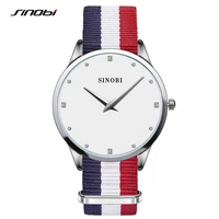 sinobi watches women luxury brand nylon strap ladies quartz watch female clock reloj mujer 2019 new women fashion watches sw02