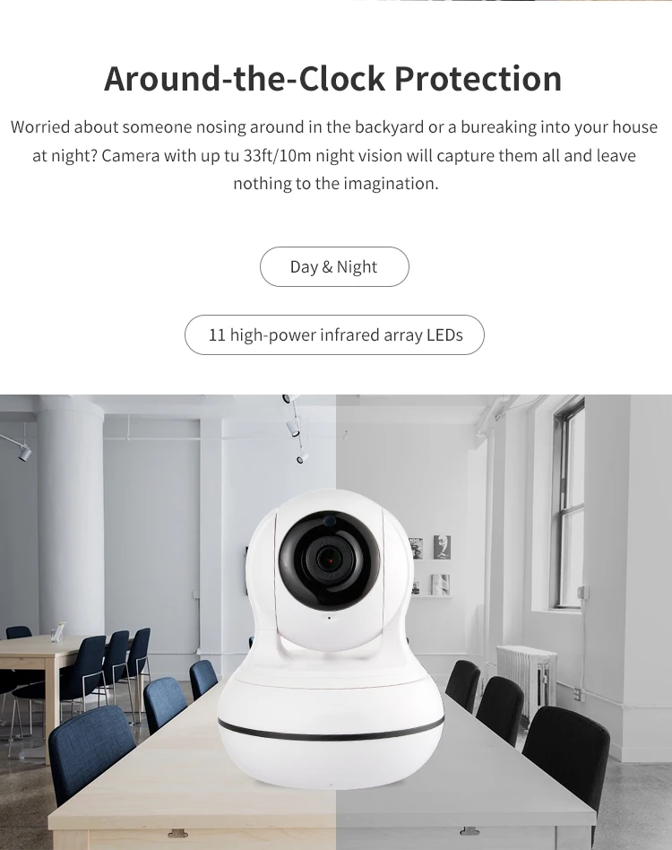 

PUAroom Brand home ptz wifi and onvif p2p low cost wireless ip camera
