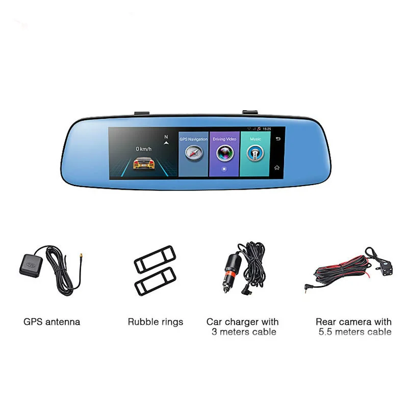 JCOLI 8 'ƊG 1080 P Android Автомобильное зеркало заднего вида мониторный рекордер Dash Cam