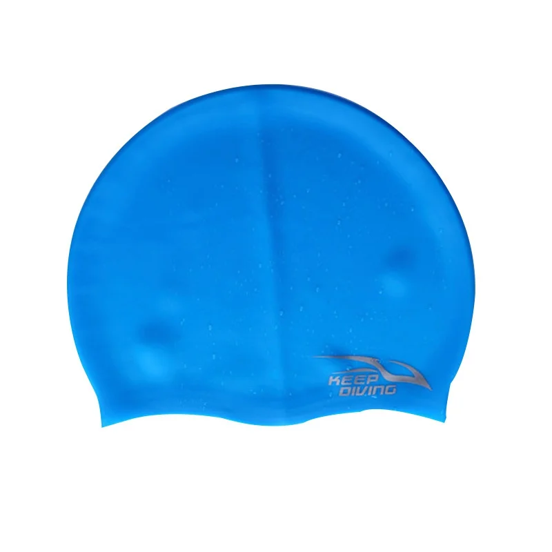 

Silicone Swimming Cap Women/Men Universal Silicone Swim Cap Waterproof Silica Hood Ultrathin Hair Ear Protect Swimming Cap s