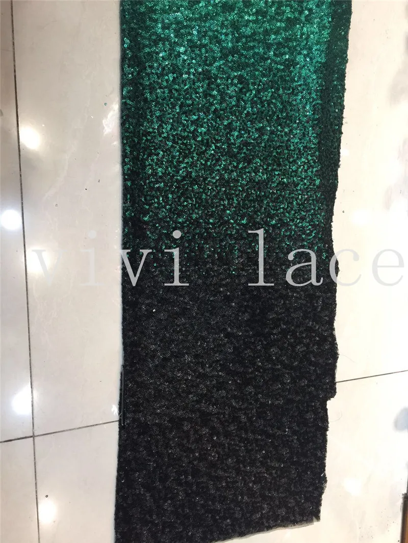 stock 5 yards zp001#green mix black sequin best quality dobby net mesh dress lace for bridal wedding dress/sawing | Дом и сад
