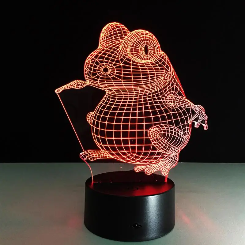 3D лампа видимого света эффект сенсорный выключатель и удаленного Управление