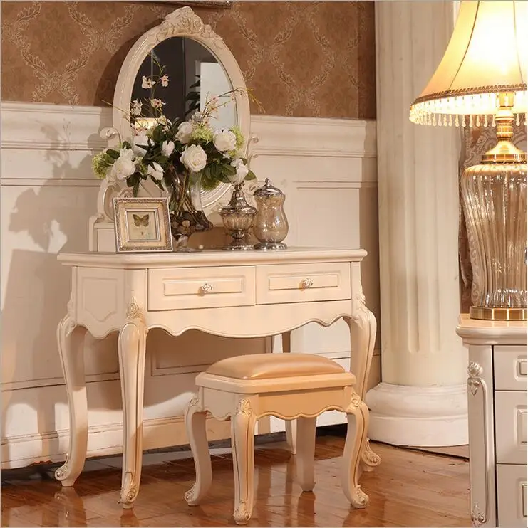 white European mirror table dresser French bedroom furniture 10323 | Мебель