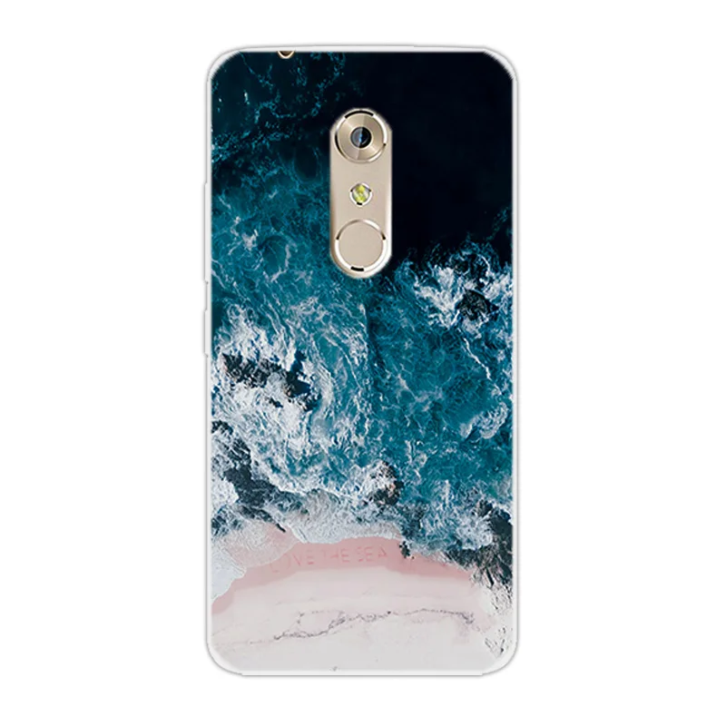 Для ZTE Axon 7 Mini Мягкие силиконовые чехлы для телефонов Тонкий 5 2 &quotдля прозрачный TPU
