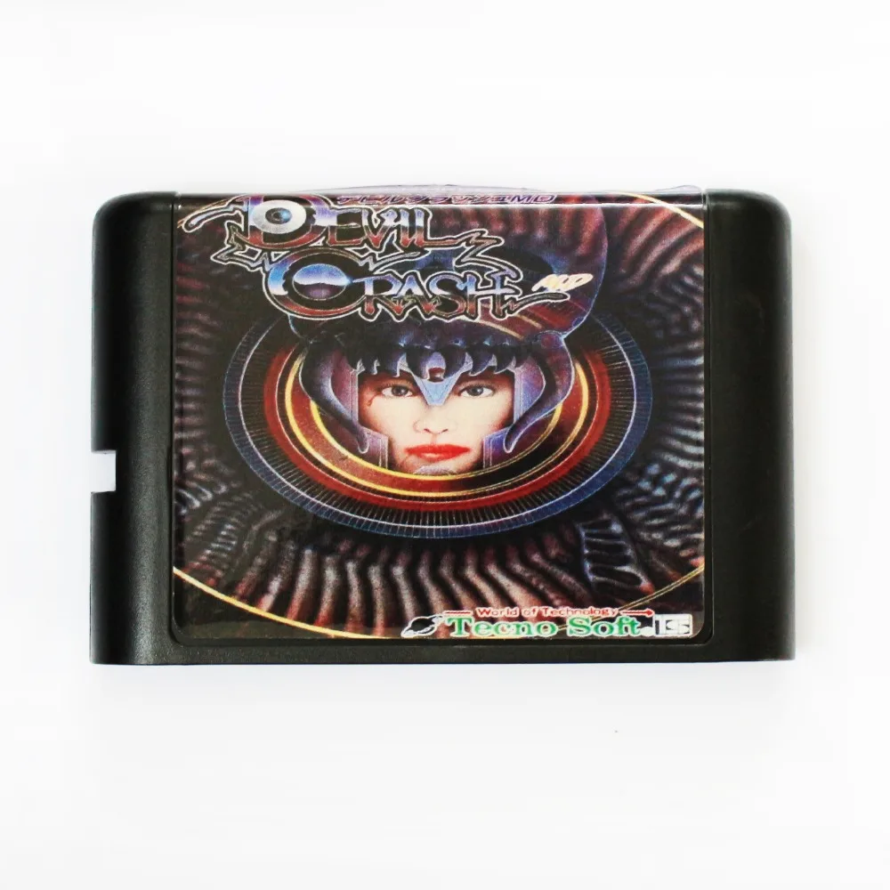 

Дьявол аварии 16 бит MD карточная игра для Sega игры SEGA Mega Drive для Sega Genesis