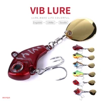 hengjia 9141622g mini vib with spoon fishing lure metal winter ice lures fishing tackle crankbait vibration spinner