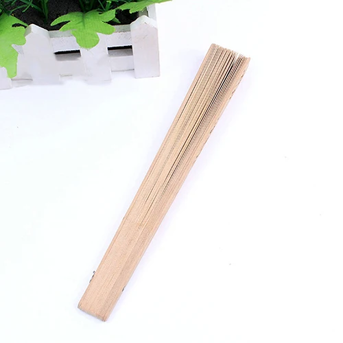 Винтажный полый резной деревянный цветок складной Ручной Веер Вечеринка