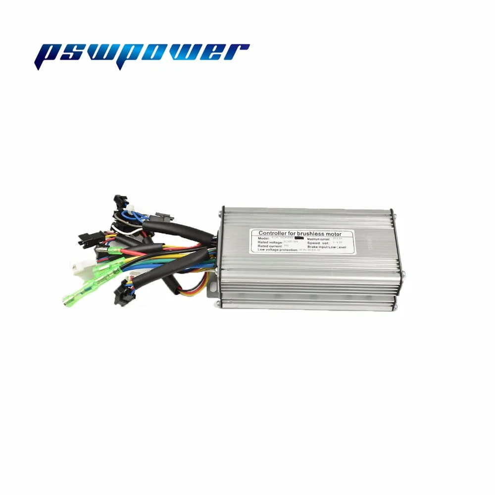 

36V/48V 500W Brushless DC Square Wave Controller ebike Electric Bicycle Hub Motor Controller with right output