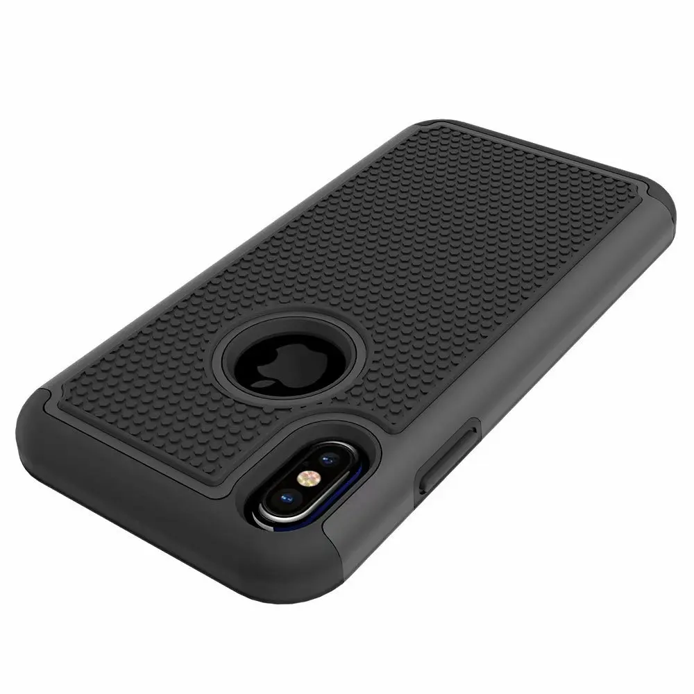 HYSOWENDLY чехол s для iPhone X Броня прочный жесткий PC + Мягкий силиконовый 7 Plus 8 8Plus