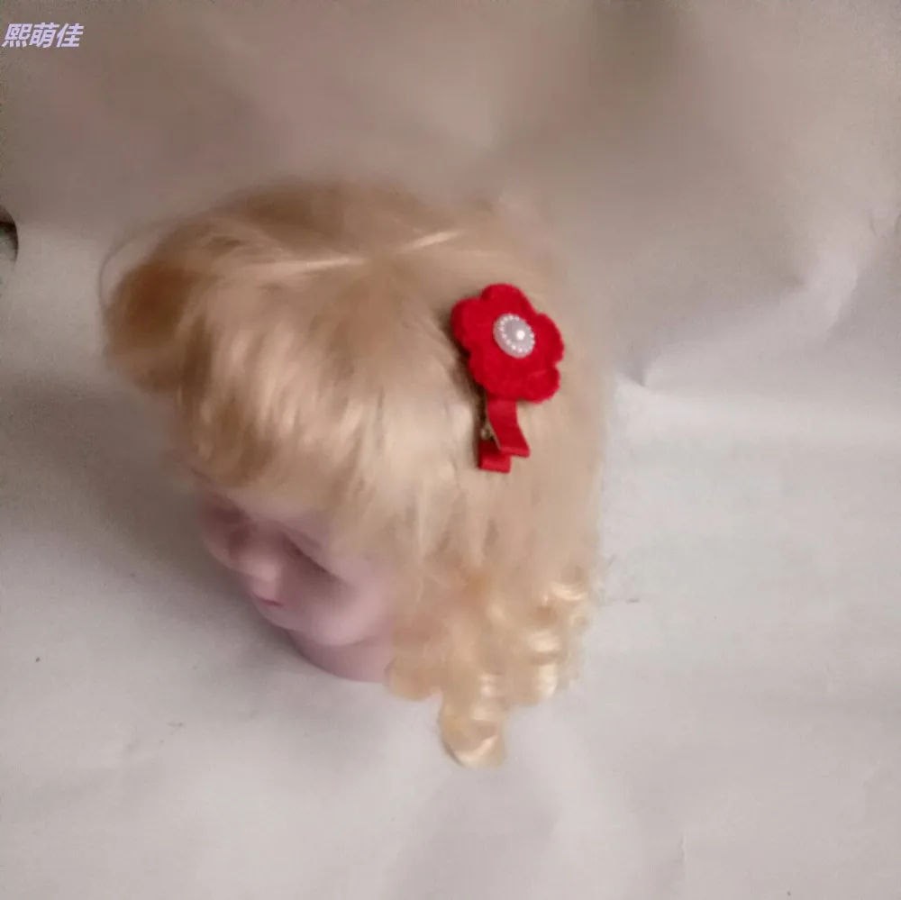 2 предмета в комплекте для девочек заколка волос Детская повязка на голову шерсть