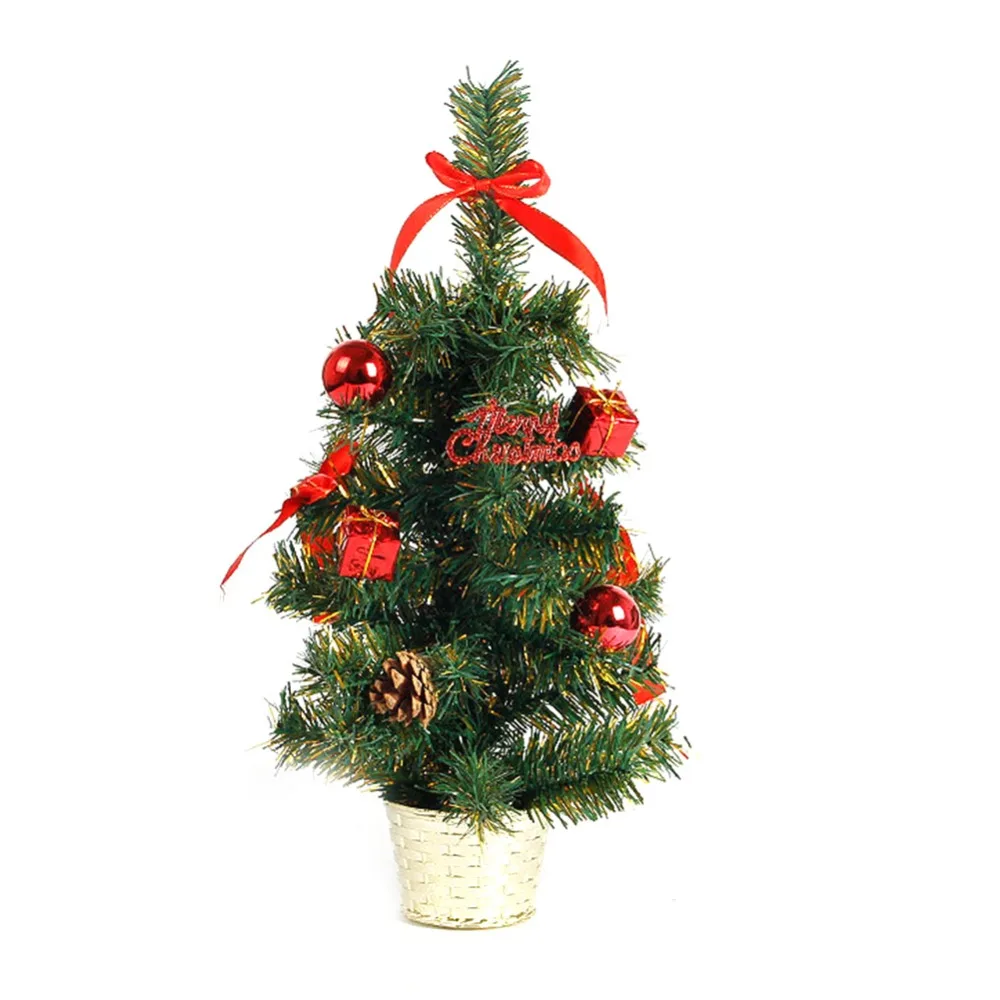 2018 Christmas Tree Decoration Holiday Home Mini Artificial Trees Decorations For Xmas Gift | Дом и сад