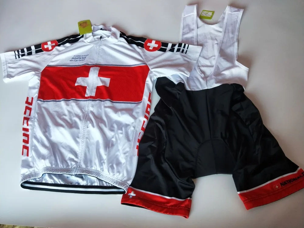 Джерси для велоспорта 2021 Pro Team Switzerland мужской комплект одежда гоночного
