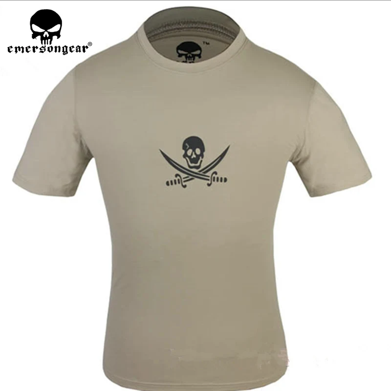 Мужская и женская футболка из 100% хлопка Веселая спортивная с двойным черепом