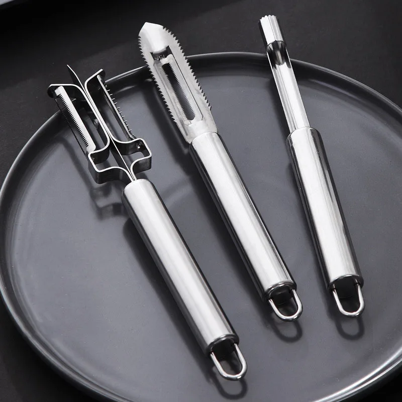 Многофункциональный фруктовый Овощечистка резак из нержавеющей стали