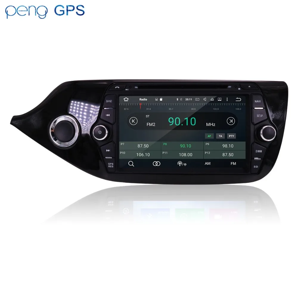 Автомобильный стерео Android 8 1 для KIA CEED 2013 2016 навигация в автомобиле gps