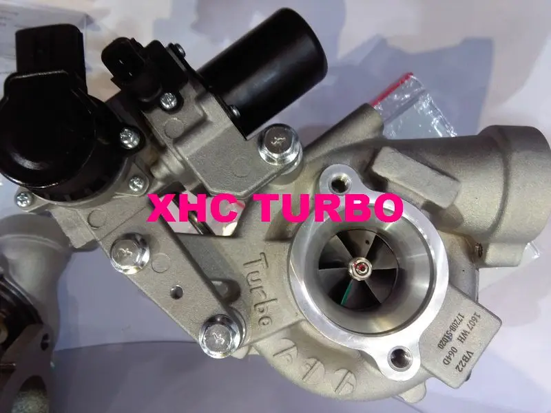 Новый турбокомпрессор RHV4 VB22 VB36 17208 51020 51021 для TOYOTA Landcruiser V8D 1VD FTV VDJ76/78/79 4.5L 195KW 2007