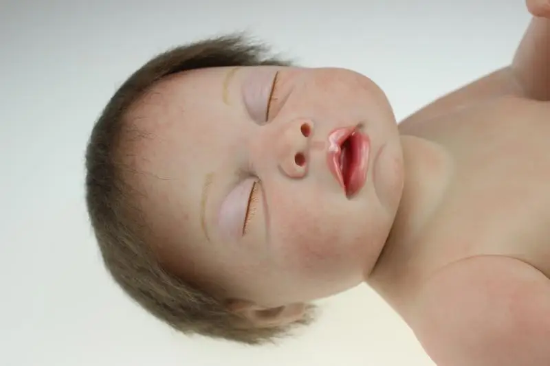 Силиконовая кукла Реборн Реалистичная Спящая девочка Детская игрушка для детей