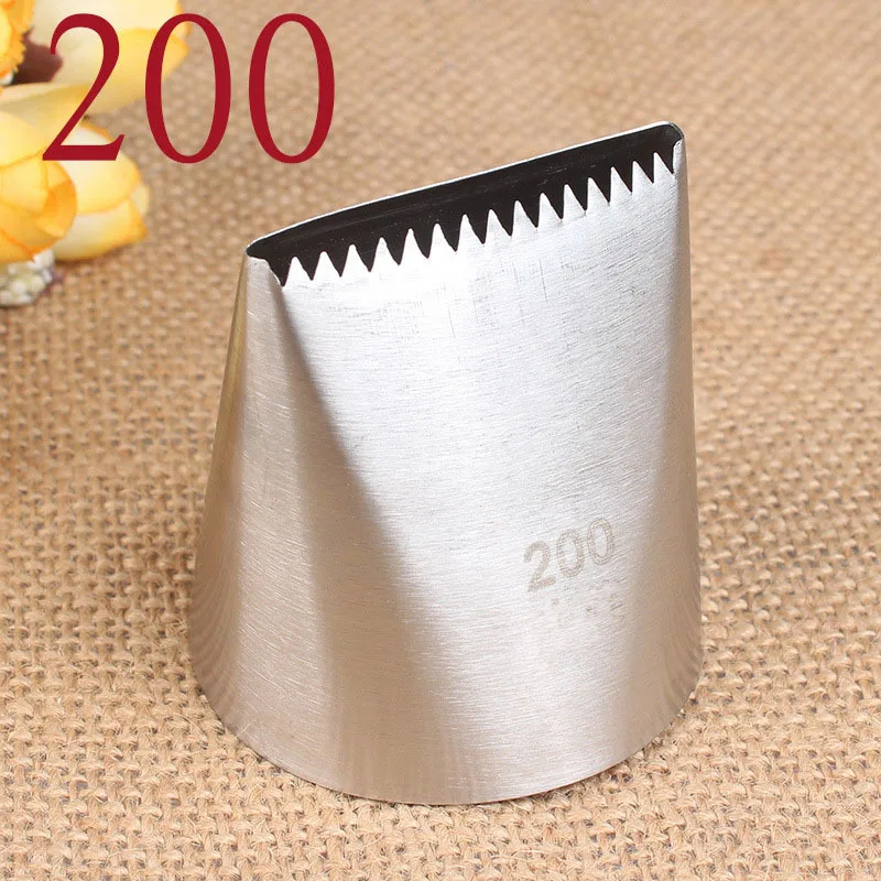 

#200 Extra Large Icing Piping Nozzles Cake Decorating Pastry Tip Sets stainless Steel Nozzle Set DIY bake Decorating Tips