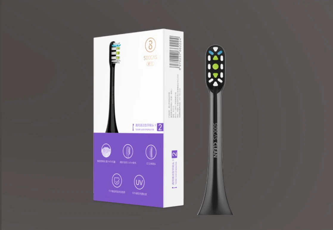 Xiao mi 2 шт. SOOCAS Сменная головка зубной щетки для SOOCAS/SOOCARE X3 mi Home APP управление Bluetooth teethbrest
