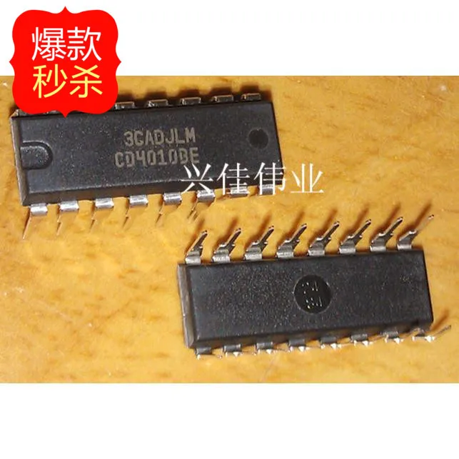 

10 шт. новый оригинальный аутентичный CD4010 CD4010BE HCF4010 HEF4010BP DIP-16