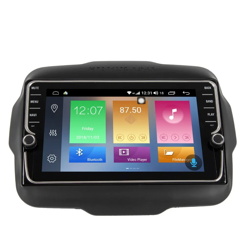 " Android 8,1 автомобильный DVD мультимедийный плеер gps навигация для Jeep Renegade Авто Радио стерео