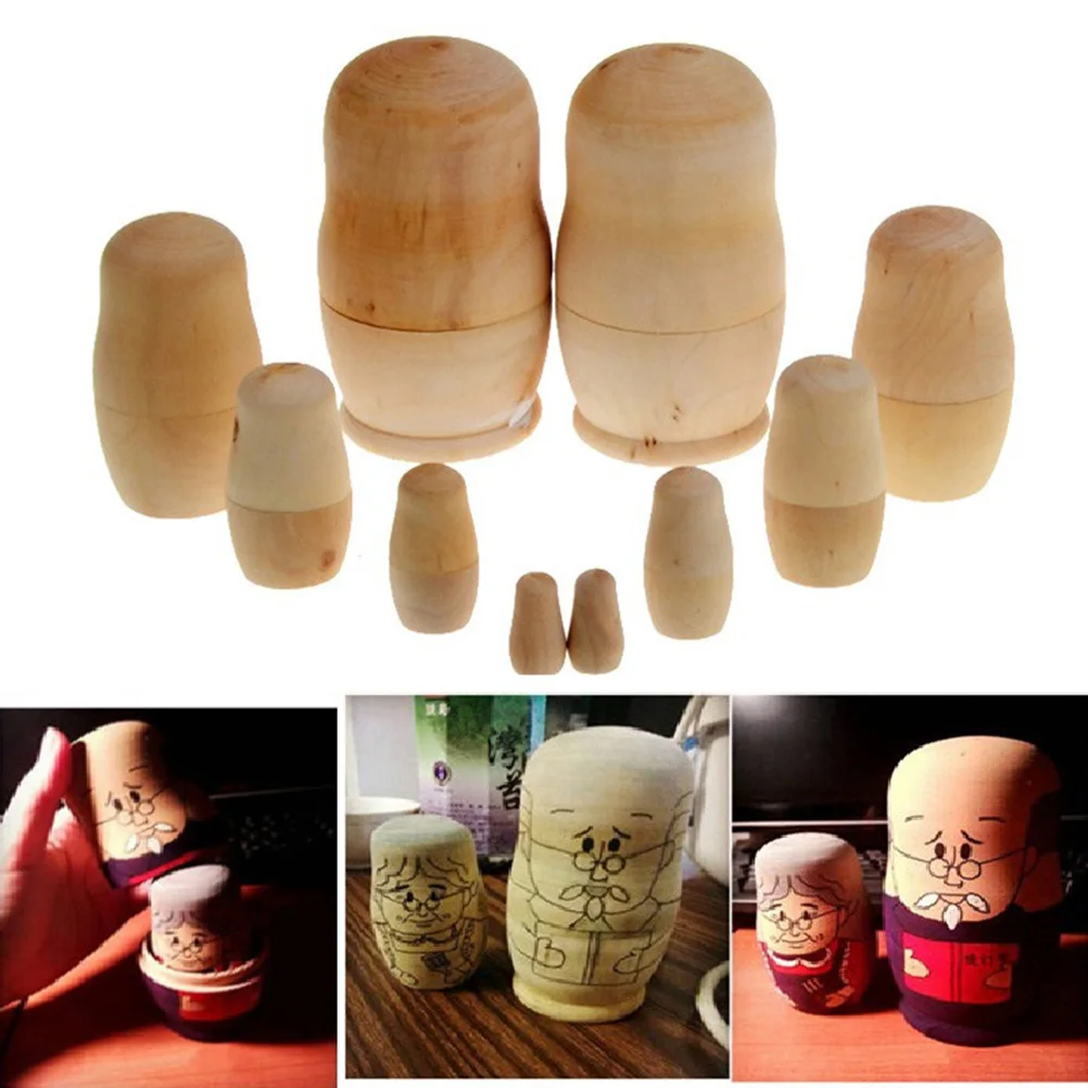 Высококачественные пустые деревянные эмбрионы 5 шт./компл. сделай сам русские