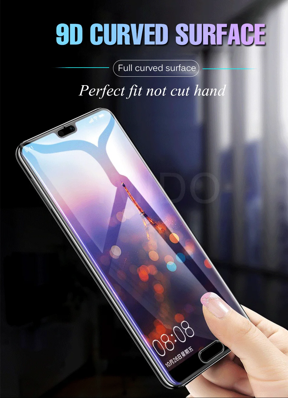 9D полное покрытие защитное стекло на huawei P30 P20 Pro mate 10 протектор экрана для huawei P30 P20 mate 10 Lite стекло