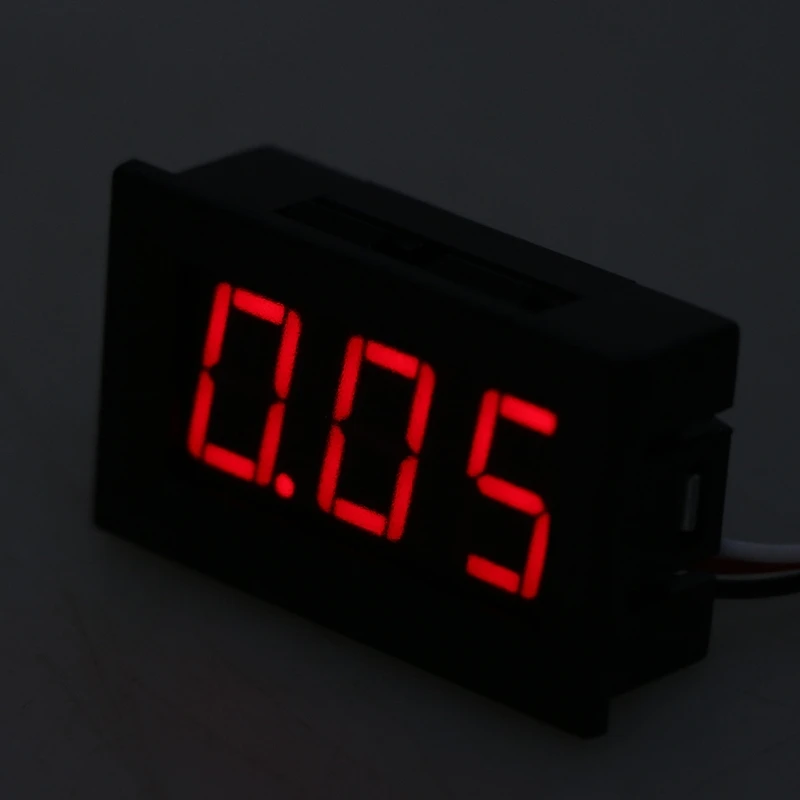 Мини вольтметр тест er цифровой тестер напряжения батарея постоянного тока 0 30 в