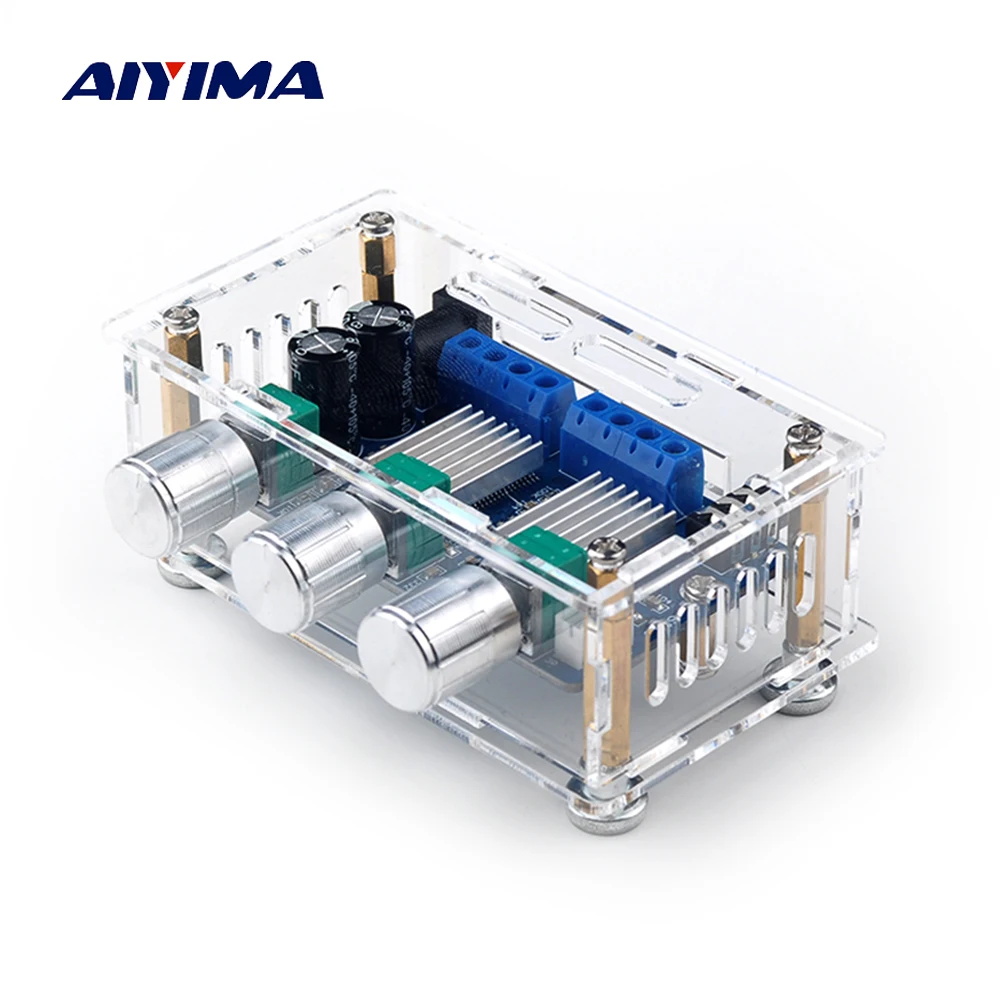 AIYIMA 2 1 цифровая плата усилителя класса D YDA138 12Wx2 + 20 Вт профессиональный усилитель