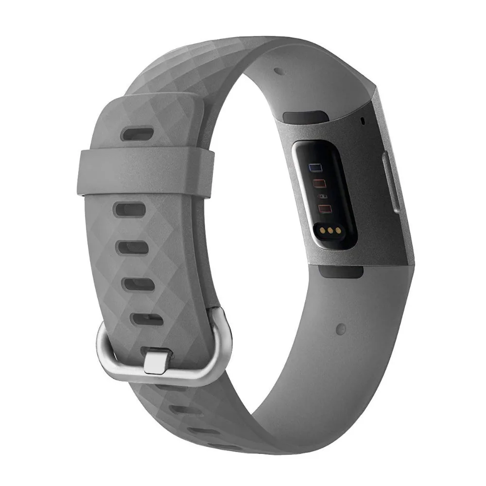 Силиконовые спортивные повязки заменить Мужские t для Fitbit Charge 3 для женщин мужчин маленький большой классический регулируемый браслет ремешок браслет 9,14