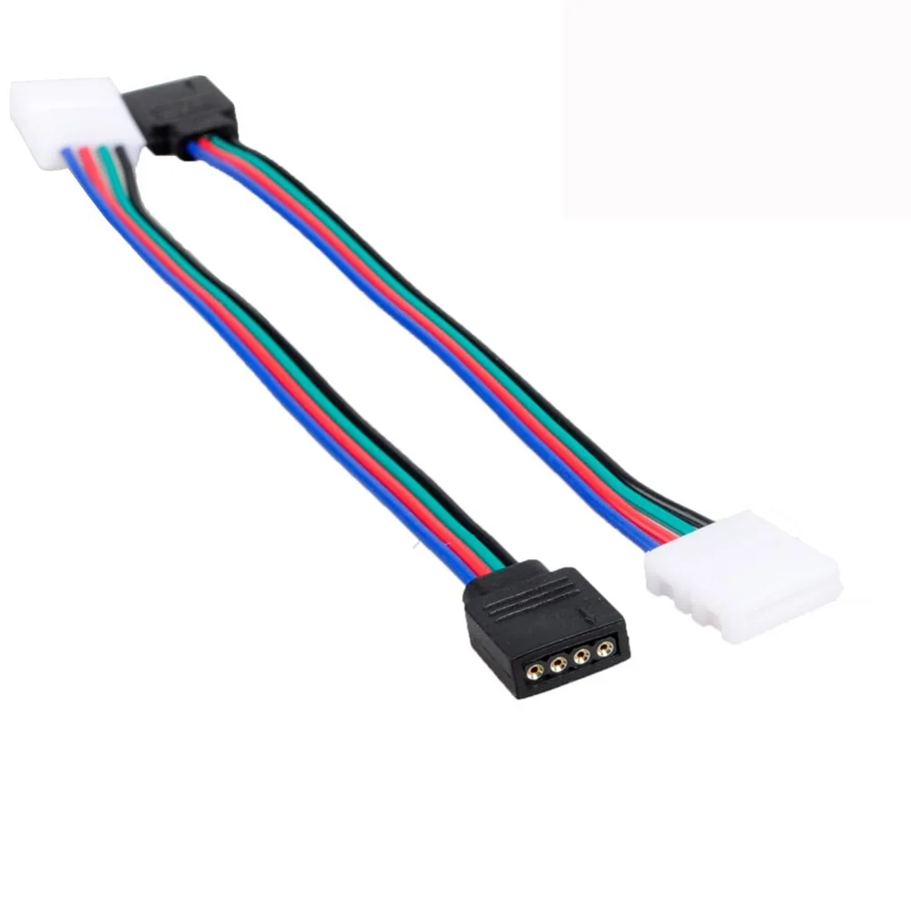 10 шт. мм 4 контактный разъем для светодиодной ленты RGB печатная плата без пайки с