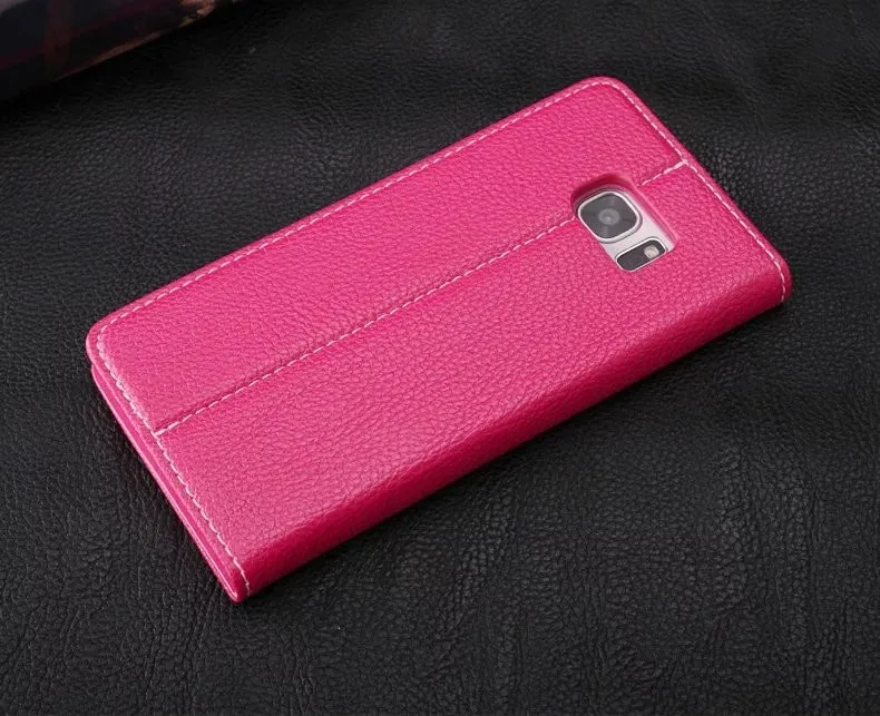 Роскошный бренд GEBEI кожаный флип уникальный магнитный чехол для samsung galaxy S6 S7 Edge S8 S9 S10 Plus Note 5 S811