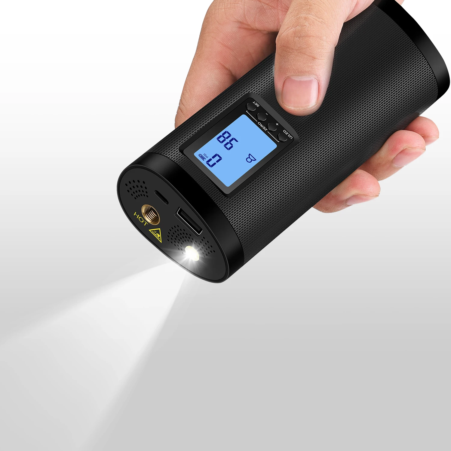 Motorcycle Portable Mini Digital Car Tire Inflator Air Pump Bike Bicycle Compressor for Sport Balls Football basketball | Автомобили и