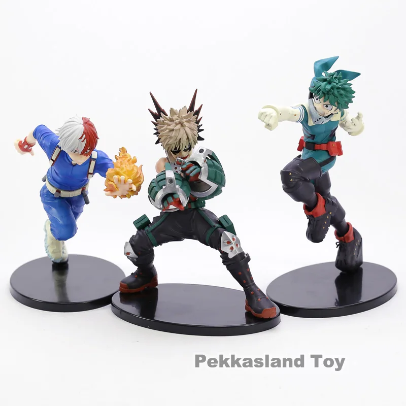 

My Hero Academia Ground Zero Bakugou Katsuki Midoriya Izuku Todoroki Shoto PVC Figure Collectible Model Toy