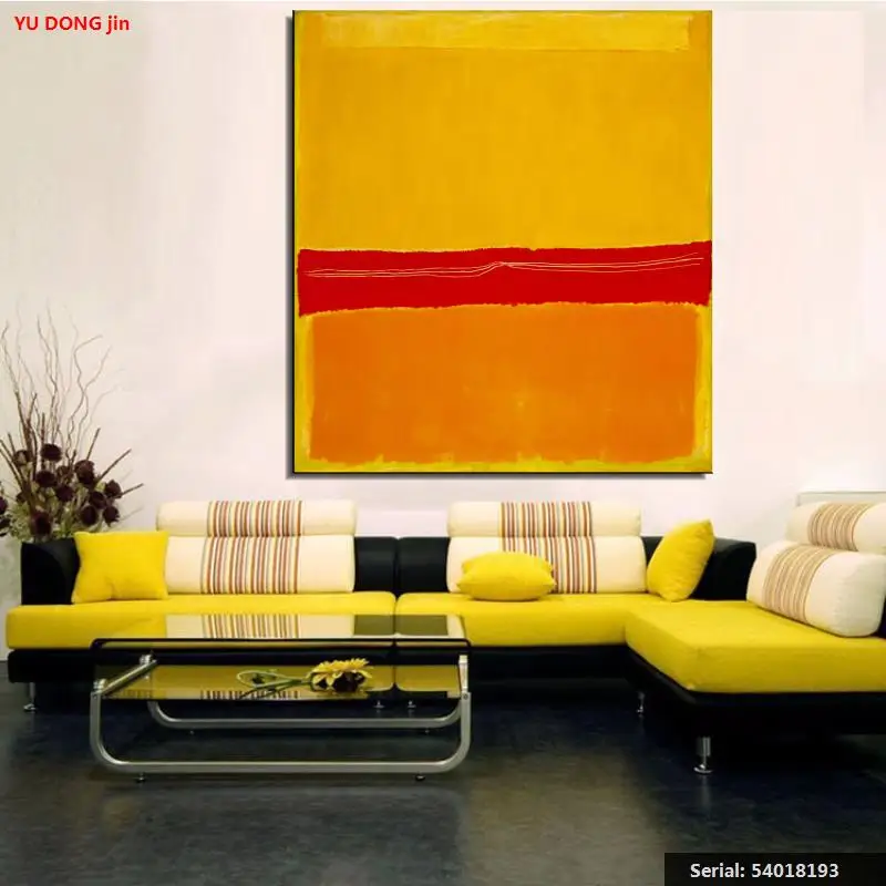 Классическая картина маслом Mark Rothko Still life рисование искусство спрей холст без