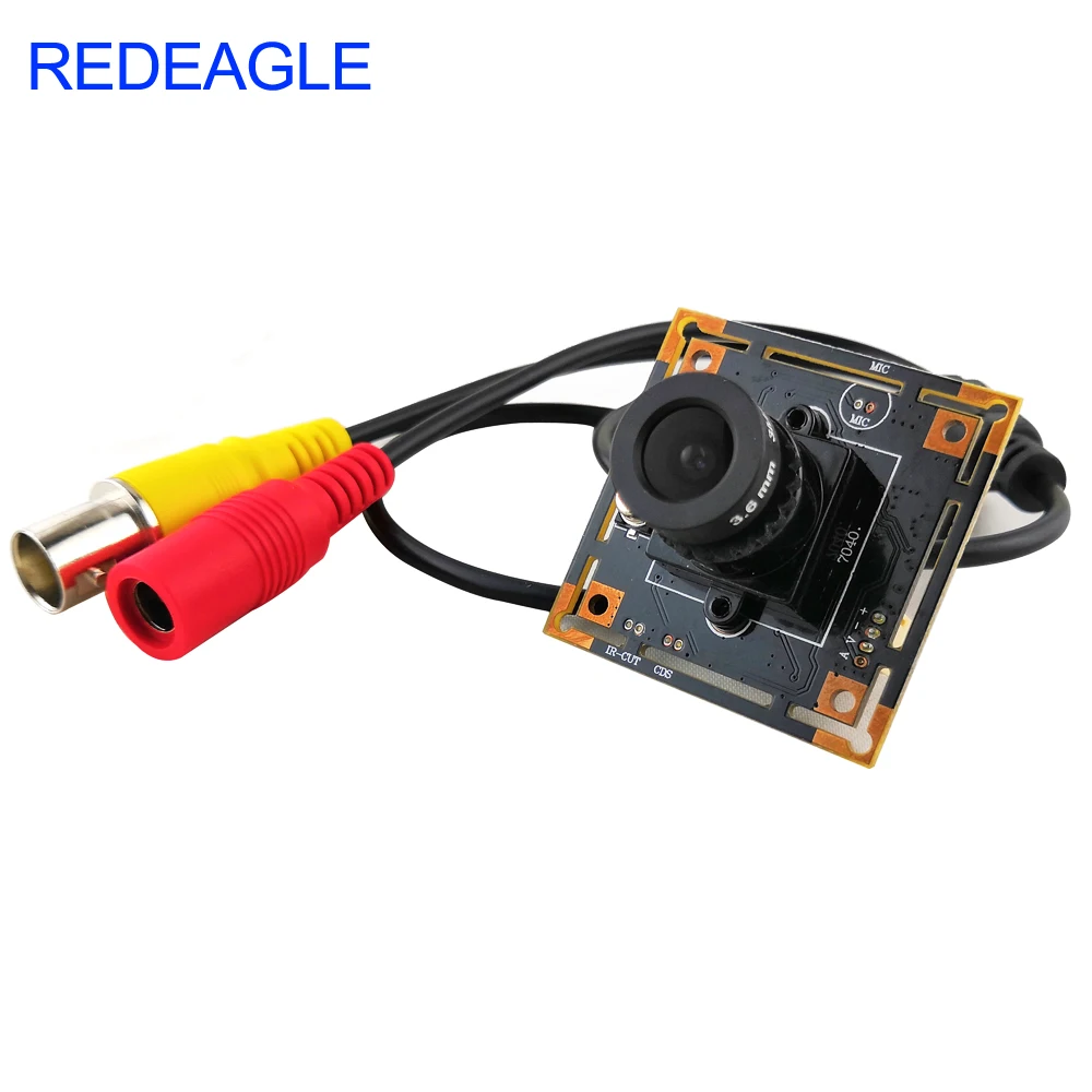 REDEAGLE 700TVL Цвет CMOS модуль аналоговой камеры CCTV видеонаблюдения со светодиодной