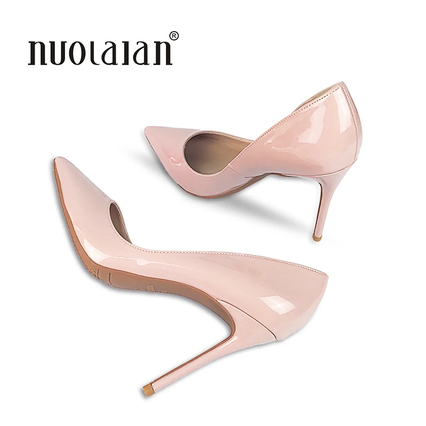 

Women Pumps 2018 Classic 10cm High Heels Sexy Pointed Toe Stiletto Heels Wedding Party Women Shoes