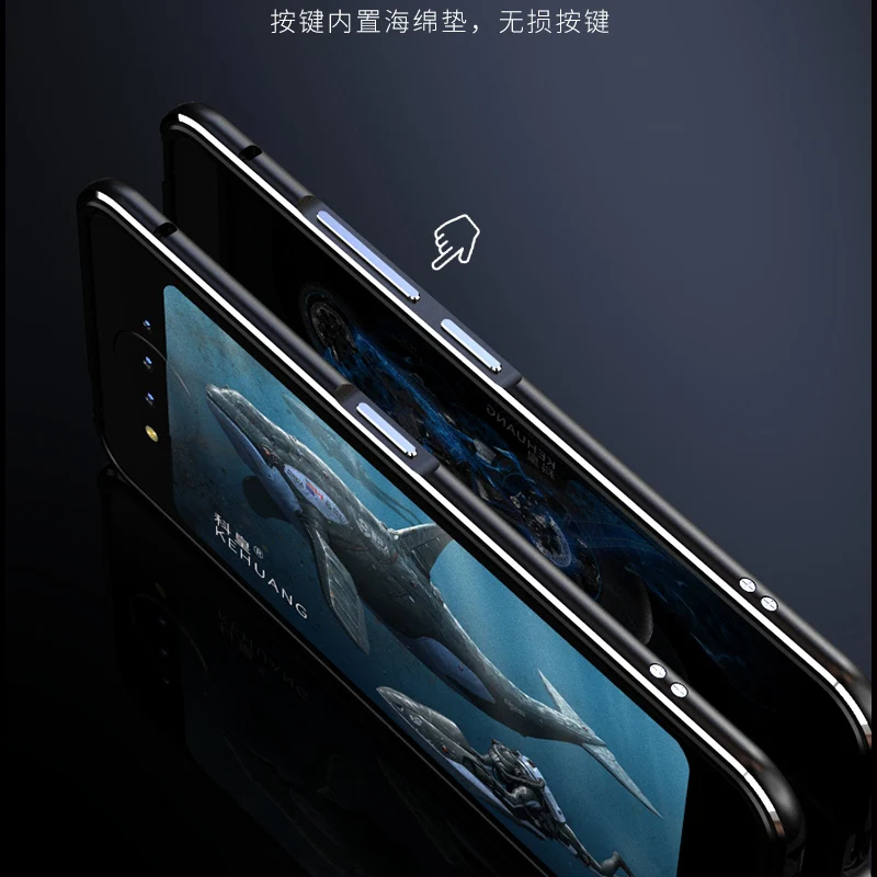 Роскошный брендовый Алюминиевый металлический бампер рамка для Vivo Nex двойной