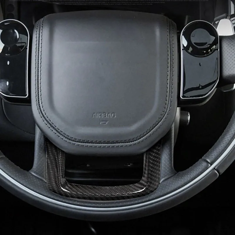 Отделка рулевого колеса из настоящего углеродного волокна для Range Rover Sport 2014-2017 RR